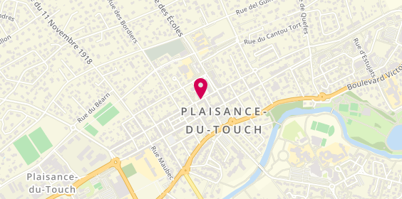 Plan de Agence de Plaisance du Touch, 58 Rue du Prat Dessus, 31830 Plaisance-du-Touch