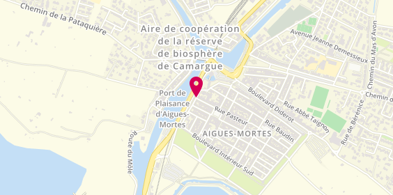 Plan de Crédit Agricole du Languedoc - Aigues Mortes, Rue Amiral Courbet, 30220 Aigues-Mortes