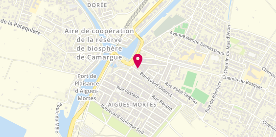Plan de BNP Paribas - Aigues Mortes, 1 Boulevard Diderot, 30220 Aigues-Mortes