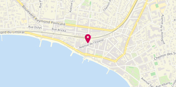 Plan de Caisse d'Epargne Antibes - Juan-les-Pins, 25 avenue Amiral Courbet, 06160 Antibes