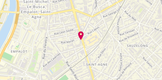 Plan de Agence Saint Agne, 53 avenue de l'U.r.s.s, 31400 Toulouse