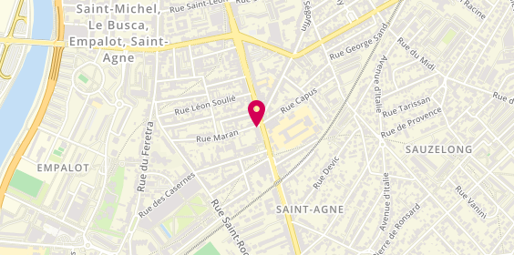 Plan de BNP Paribas - Toulouse Saint Agne, 49 avenue de l'U.r.s.s, 31400 Toulouse