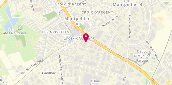 Plan de Bps Montpellier Neos, 130 Rue de la Jasse de Maurin, 34070 Montpellier