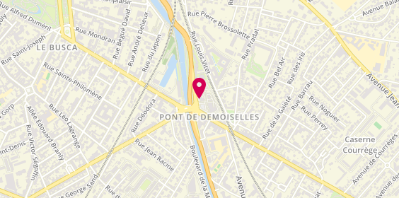 Plan de Toulouse Demoiselles, 2 Boulevard Griffoul Dorval, 31400 Toulouse