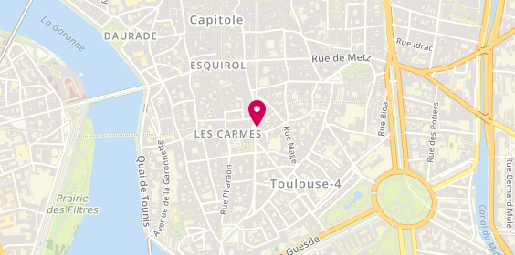 Plan de Caisse d'épargne, 40 Rue Languedoc, 31000 Toulouse