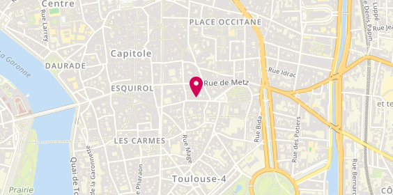 Plan de Edmond de Rothschild, 22 Rue Croix Baragnon, 31000 Toulouse