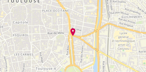 Plan de Toulouse Carnot, 18 Rue des Frères Lion, 31000 Toulouse