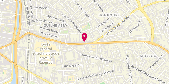 Plan de Agence C.pujol Toulouse, 117 avenue Camille Pujol, 31500 Toulouse