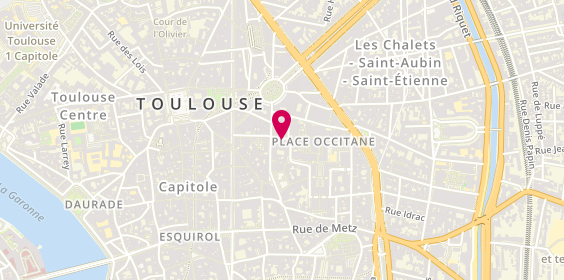 Plan de Louvre Banque Privée - Pôle de Gestion Privée Toulouse, 7 Rue Saint-Jérôme, 31000 Toulouse