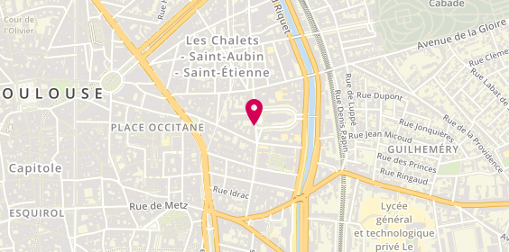 Plan de Agence Saint Aubin, 35 Rue Pierre Paul Riquet, 31000 Toulouse