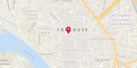 Plan de Agence Capitole, 3 place du Capitole, 31000 Toulouse