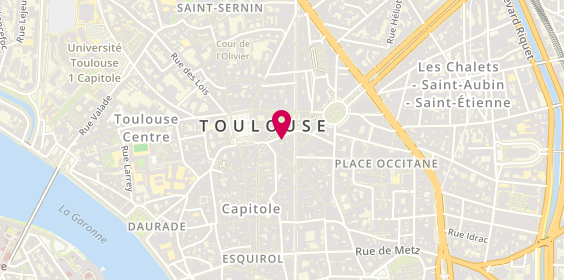 Plan de Banque Palatine - Toulouse, 8 Rue du Poids de l'Huile, 31000 Toulouse