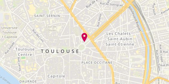 Plan de Agence Roosevelt-Toulouse, 3 Prés Roosevelt, 31000 Toulouse