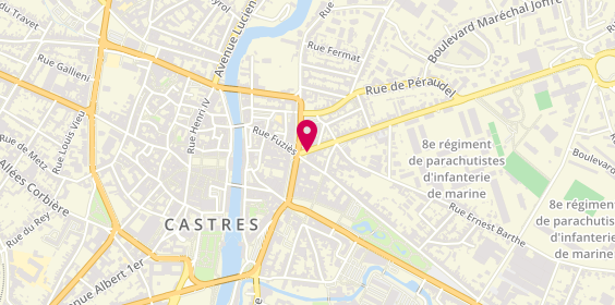 Plan de Castres Carnot, 9 place Carnot, 81100 Castres