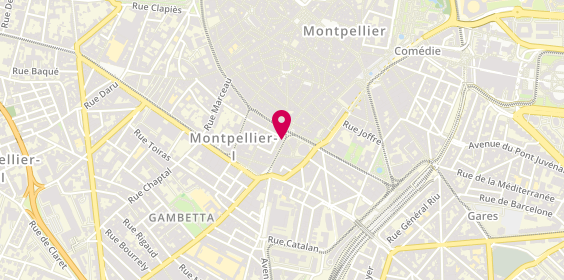 Plan de Agence Montpellier Jeu de Paume, 1 place Edouard Adam, 34000 Montpellier
