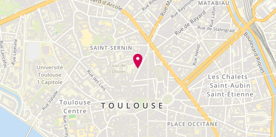 Plan de Toulouse Crfi, 33 Rue Charles de Rémusat, 31000 Toulouse