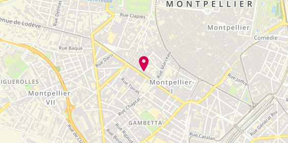 Plan de Attijariwafa Bank, 26 Cr Gambetta, 34000 Montpellier