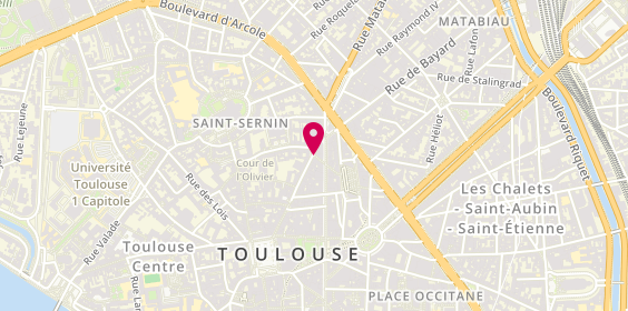 Plan de CCF Toulouse Capitole, 71 Rue d'Alsace Lorraine, 31000 Toulouse