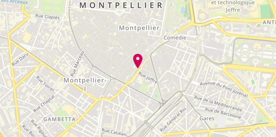 Plan de Caisse d'Epargne Montpellier Victor Hugo, 9 Boulevard Victor Hugo, 34000 Montpellier