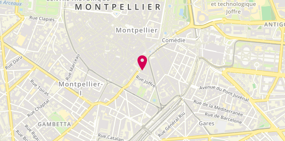 Plan de LCL Banque et assurance, 20 Boulevard Victor Hugo, 34000 Montpellier