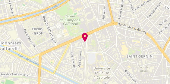 Plan de CASDEN Banque Populaire, 59 Boulevard Armand Duportal, 31000 Toulouse