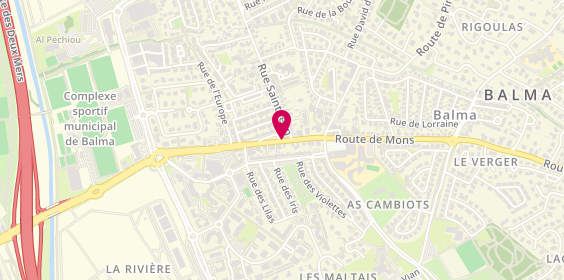 Plan de BNP, 1 avenue de Toulouse, 31130 Balma