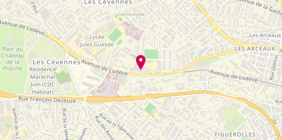 Plan de Banque de France, 98 Ter avenue de Lodeve, 34000 Montpellier