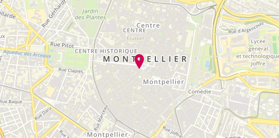 Plan de LCL Banque et assurance, 2 place Martyrs de la Résistance, 34000 Montpellier