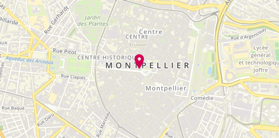 Plan de Agence Montpellier Prefecture, 9 place Martyrs de la Résistance, 34000 Montpellier