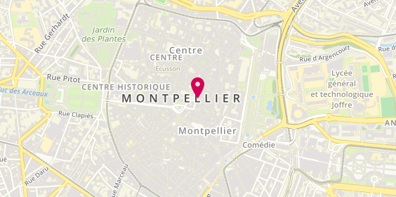 Plan de HSBC Succursale Montpellier, 7 place du Marché Aux Fleurs, 34000 Montpellier