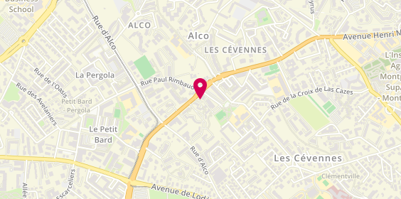 Plan de Crédit Mutuel, 81 Rue Marius Carrieu, 34080 Montpellier