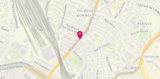 Plan de Agence Bonnefoy, 46 Rue du Faubourg Bonnefoy, 31500 Toulouse