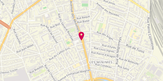 Plan de LCL, 67 avenue des Minimes, 31200 Toulouse