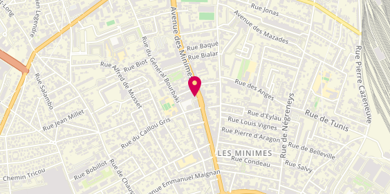 Plan de Sbcic, 69 avenue des Minimes, 31200 Toulouse