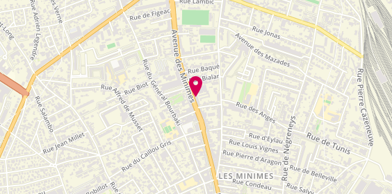 Plan de Banque Populaire Occitane, 102 avenue des Minimes, 31200 Toulouse