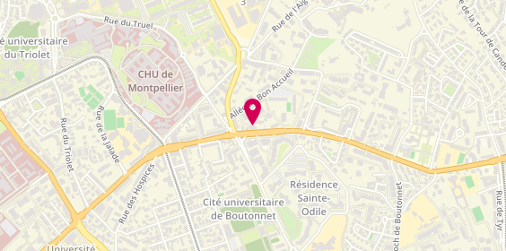 Plan de Lcl, 69 avenue de la Justice de Castelnau, 34090 Montpellier