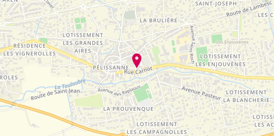 Plan de Agence Pelissanne, 6 Rue Eugène Pelletan, 13330 Pélissanne