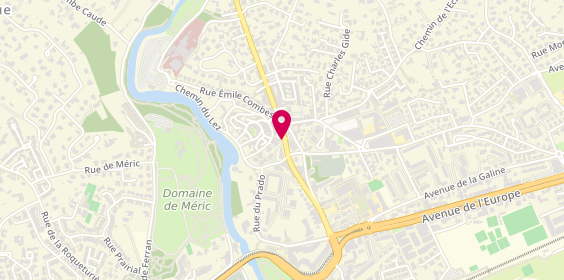 Plan de Agence de Castelnau le Lez, 9 avenue Aristide Briand, 34170 Castelnau-le-Lez