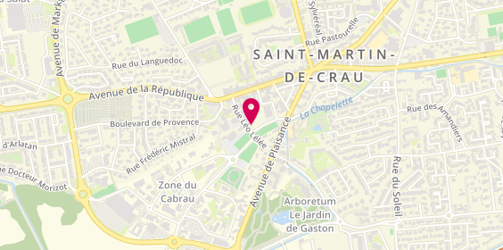 Plan de Cl Credit Agricole St Martin de Crau, Rue Leo Lelee, 13310 Saint-Martin-de-Crau