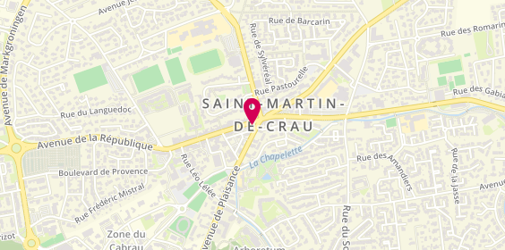 Plan de Crédit Mutuel, 3 avenue de la République, 13310 Saint-Martin-de-Crau