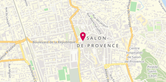 Plan de Agence Salon Centre, 113 Cr Carnot, 13300 Salon-de-Provence