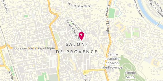 Plan de Salon Provence Hugo, 68 Cr Victor Hugo, 13300 Salon-de-Provence