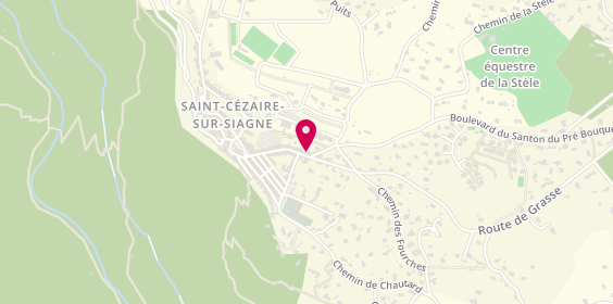 Plan de Crédit Agricole, Rue Arnaud, 06530 Saint-Cézaire-sur-Siagne