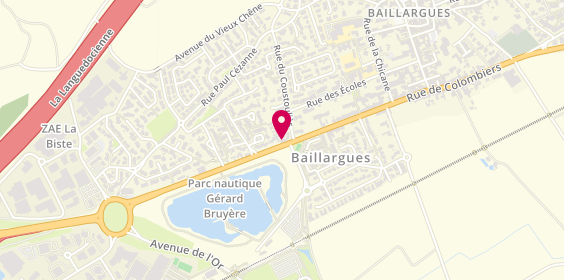 Plan de Caisse d'Epargne, 1 Rue du Coustouliès, 34670 Baillargues
