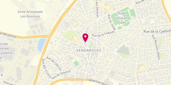 Plan de Agence de Vendargues, 3 avenue de la Gare, 34740 Vendargues