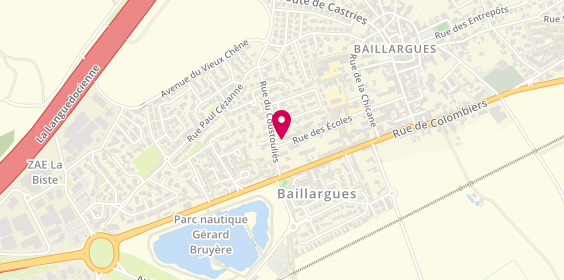 Plan de Agence de Baillargues, parc des Ballius
Rue des Écoles, 34670 Baillargues