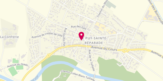 Plan de Agence le Puy Ste Reparade, 1 Rue de l'Hôtel de Ville, 13610 Le Puy-Sainte-Réparade