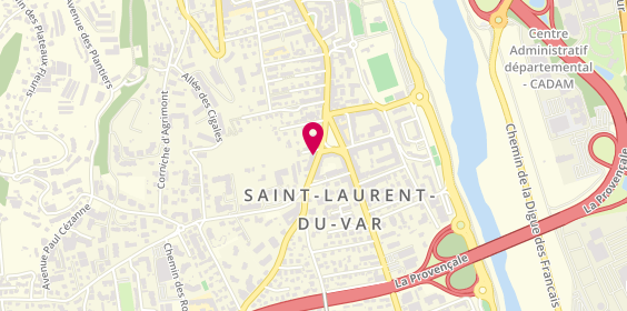 Plan de Banque Populaire Méditerranée, 557 avenue de la Libération, 06700 Saint-Laurent-du-Var
