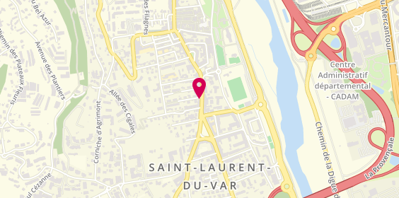 Plan de Crédit Mutuel, 73 avenue du Général Leclerc, 06700 Saint-Laurent-du-Var