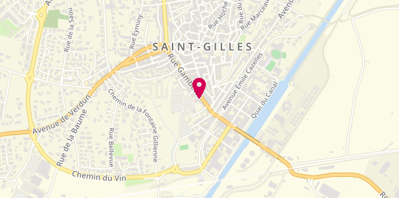 Plan de Saint Gilles Gambetta, 13 Rue Gambetta, 30800 Saint-Gilles